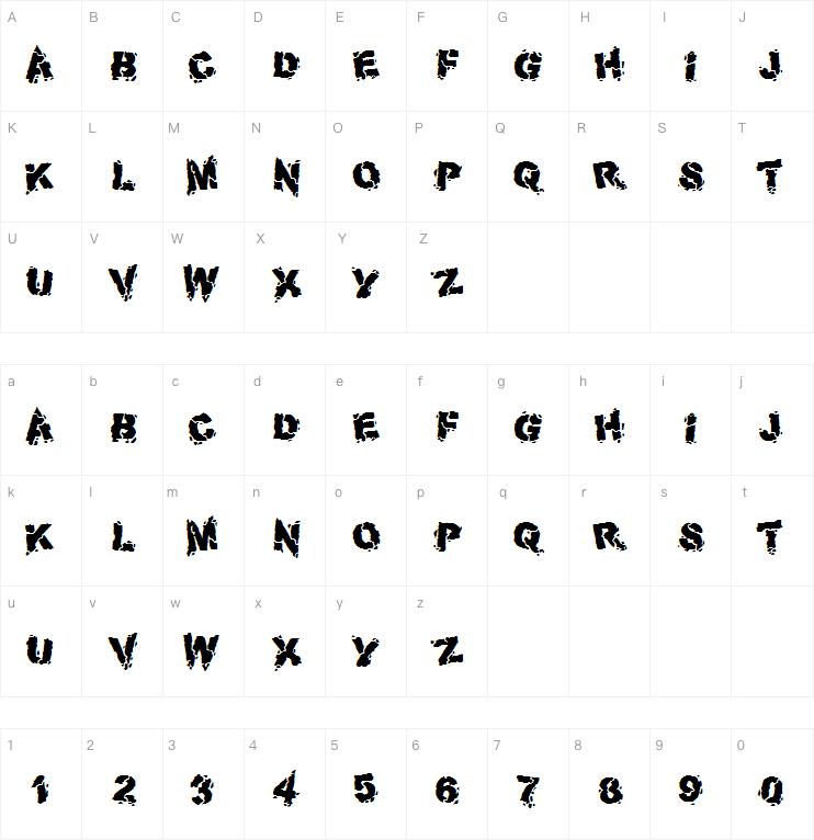 Volcanic Dungeon字体