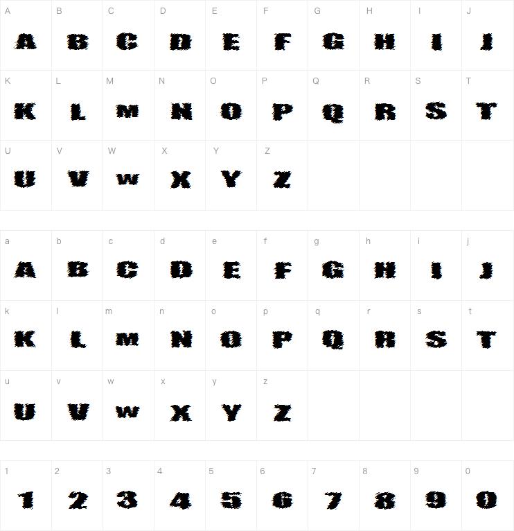 VTC-AngoraChikOne字体