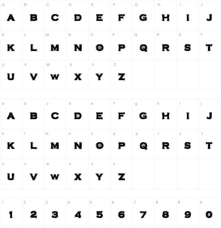 VTC-BadPlating字体