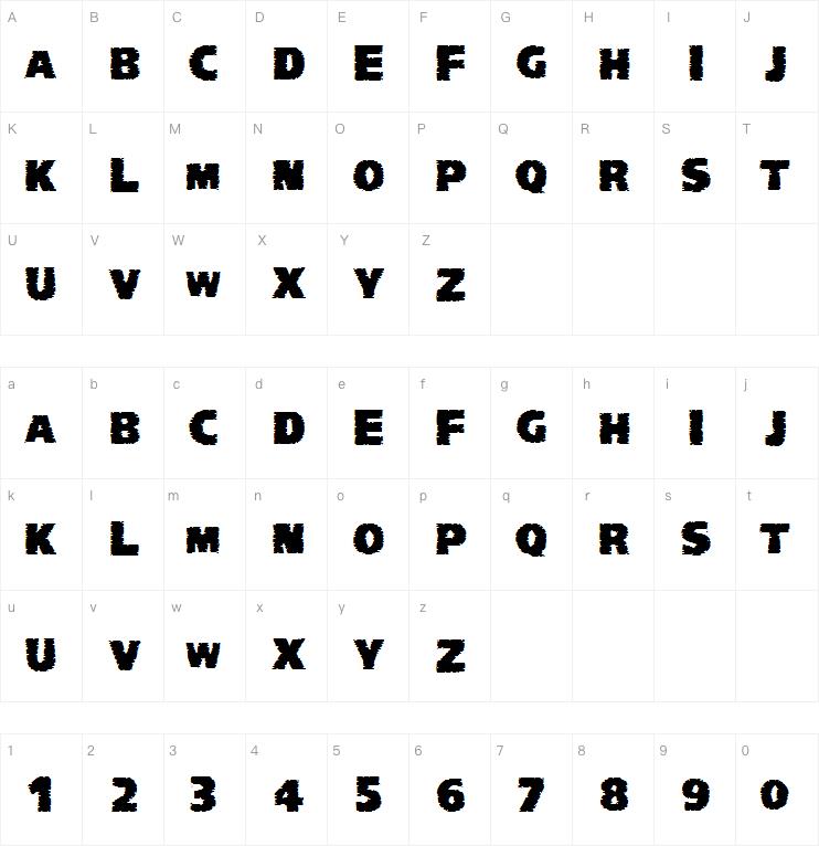 VTC-KomikaHeadLiner字体