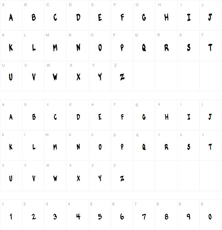 VTC-KomikSkans字体