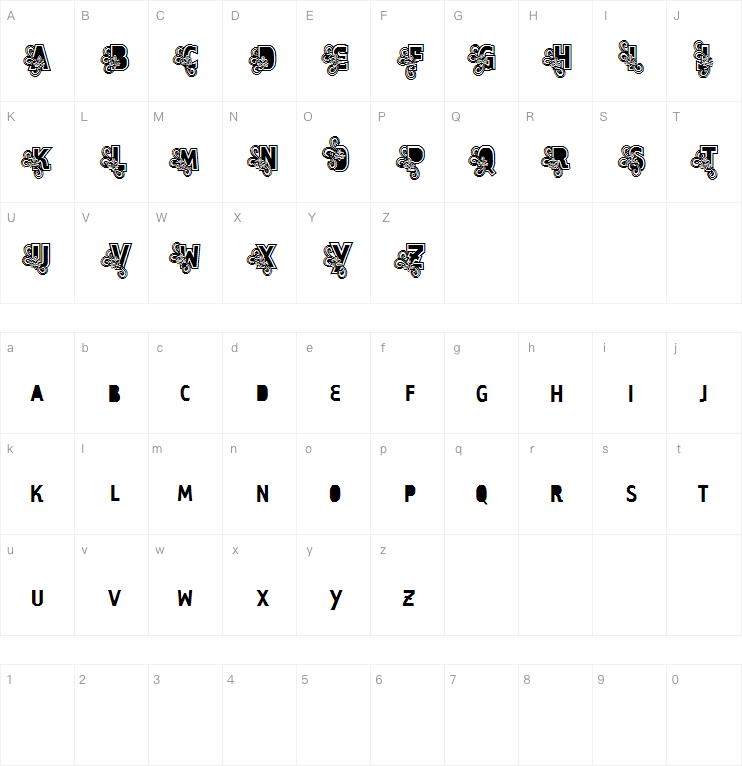 Vtks Caps Loco字体