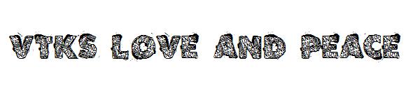 VTKS Love and Peace字体
