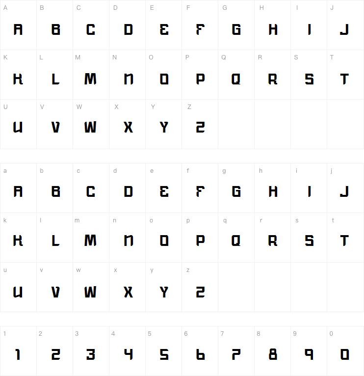 vtks morning rain字体