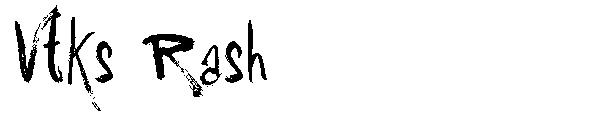 Vtks Rash字体