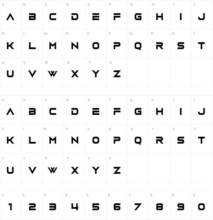 Vudotronic字体