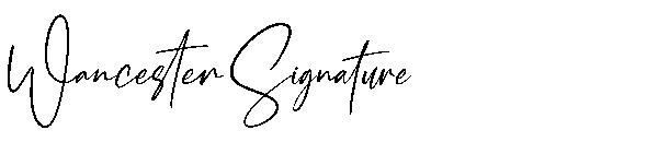 Wancester Signature字体