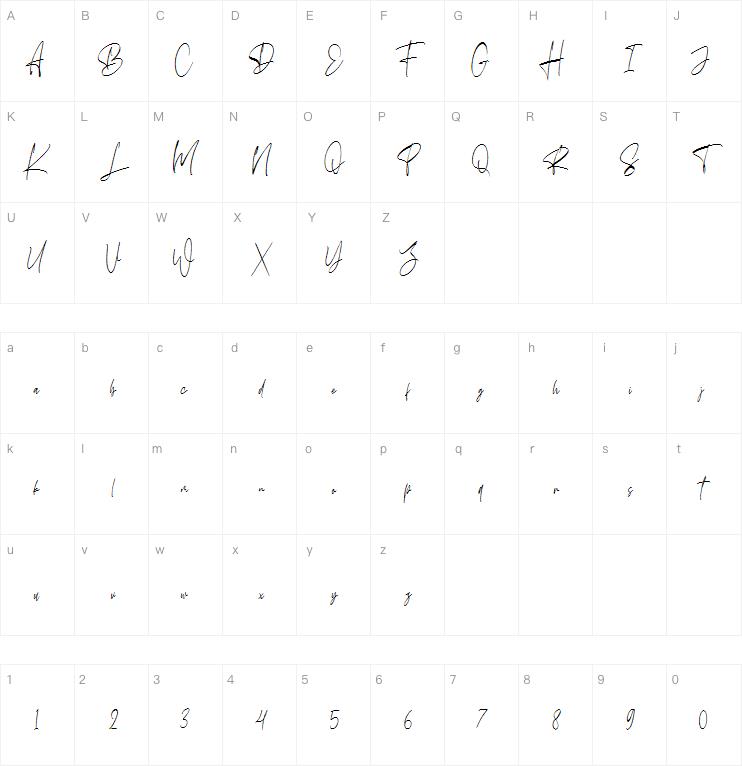 Wancester Signature字体