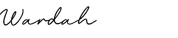 Wardah字体