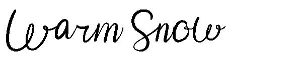 Warm Snow字体