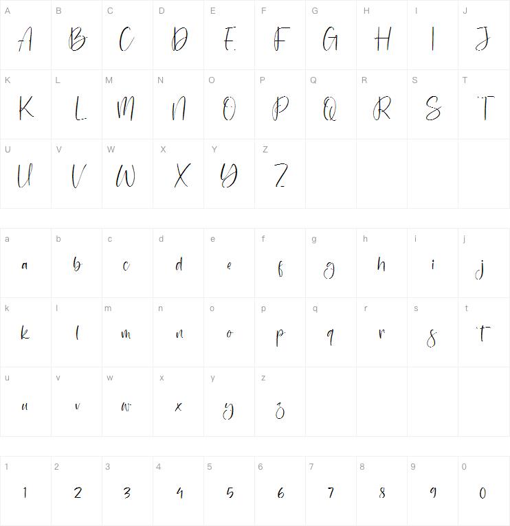 Washington Yesterday字体
