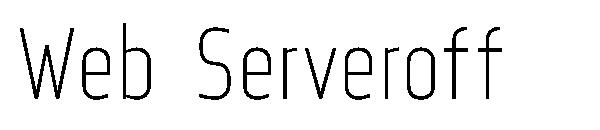 Web Serveroff字体