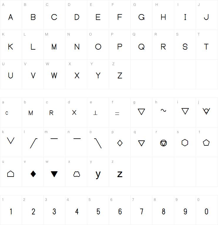 WeldSymbols字体