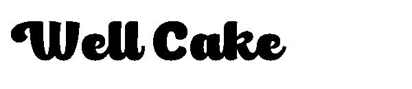 Well Cake字体
