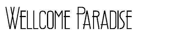 Wellcome Paradise字体