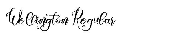 Wellington Regular字体