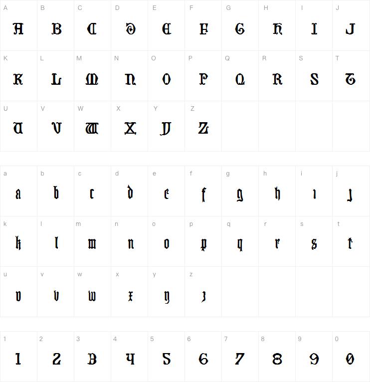 Westdelphia字体