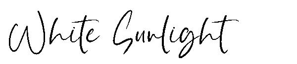 White Sunlight字体