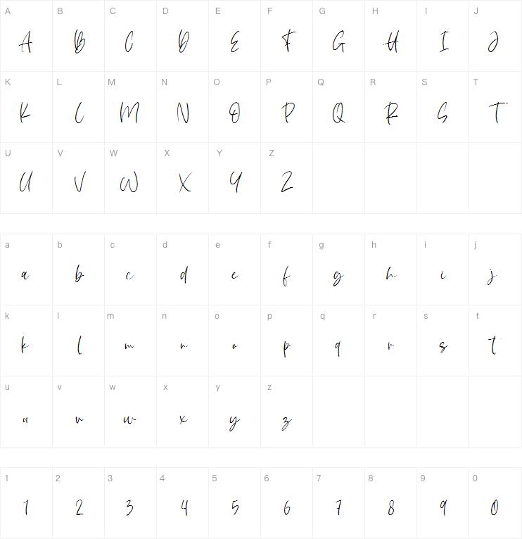 White Sunlight字体