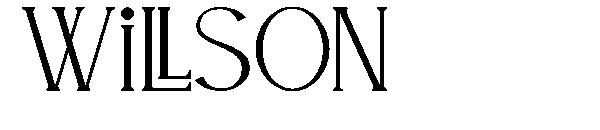 WILLSON字体