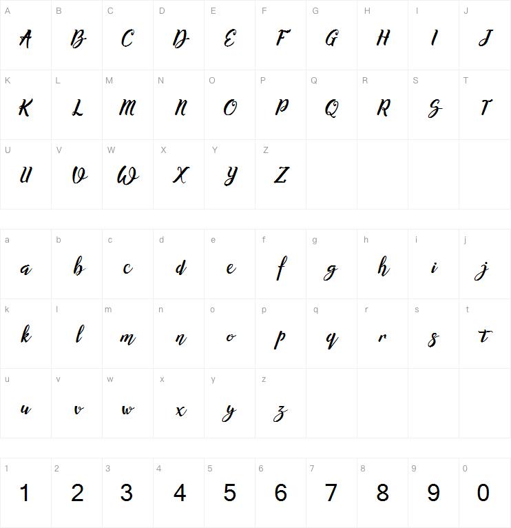 Willynta Script字体