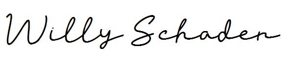 Willy Schaden字体