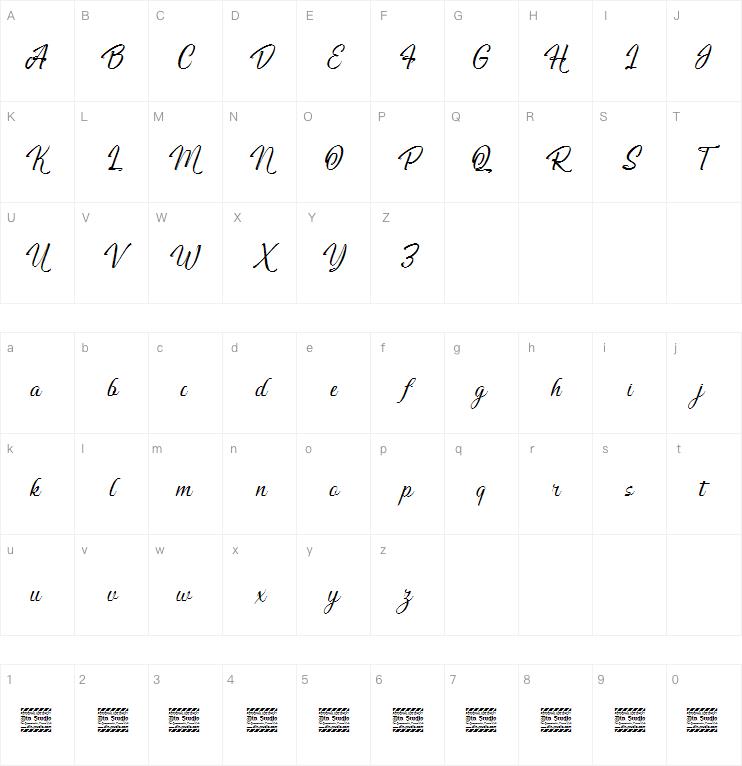 Windey Signature字体