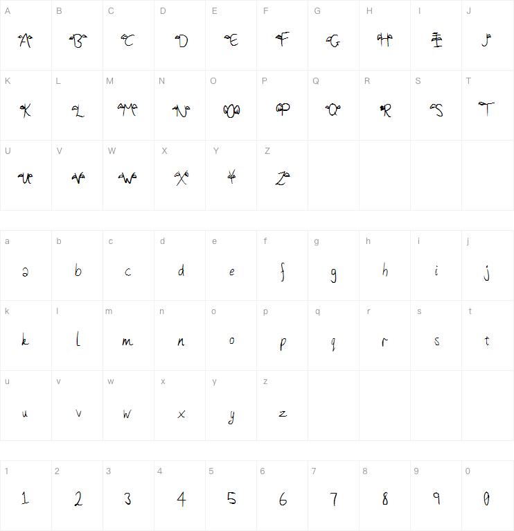 Winged字体