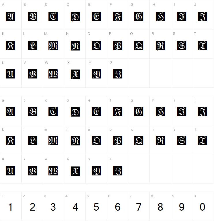 Wittewitt Majuscles字体