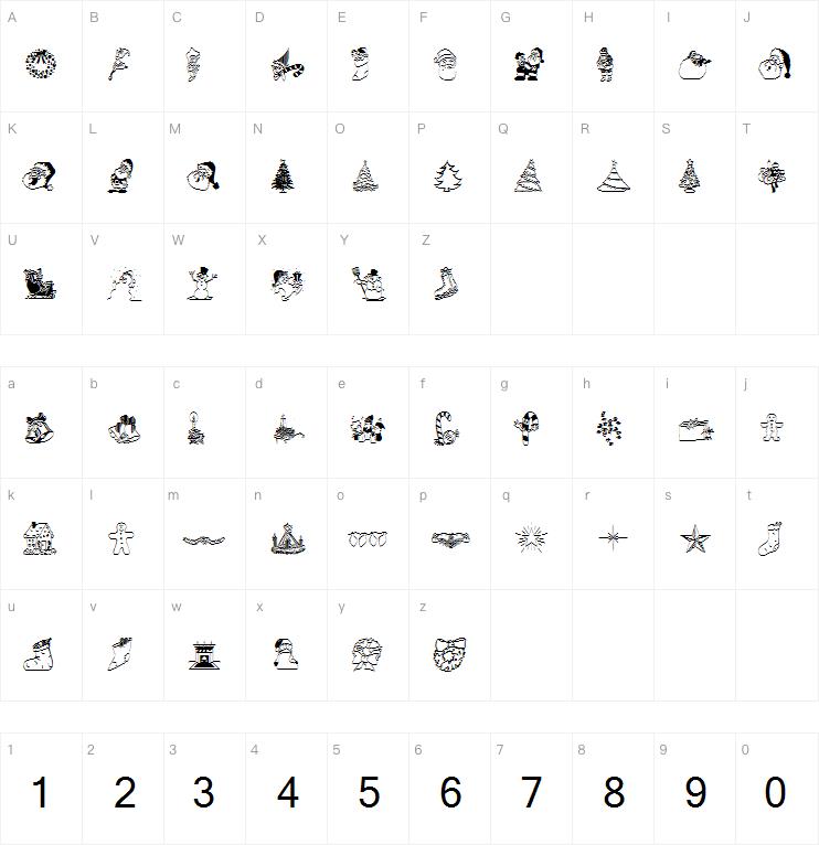 WM Christmas字体