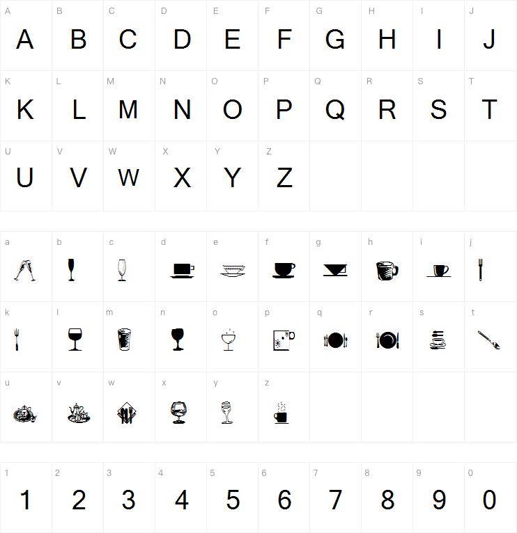 wmdinnerware1字体