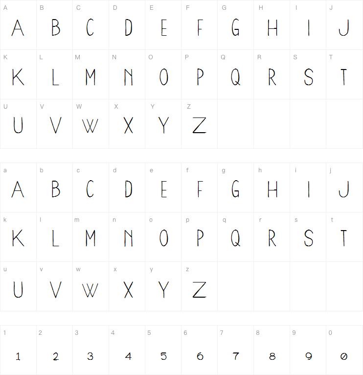 WoodCabin字体