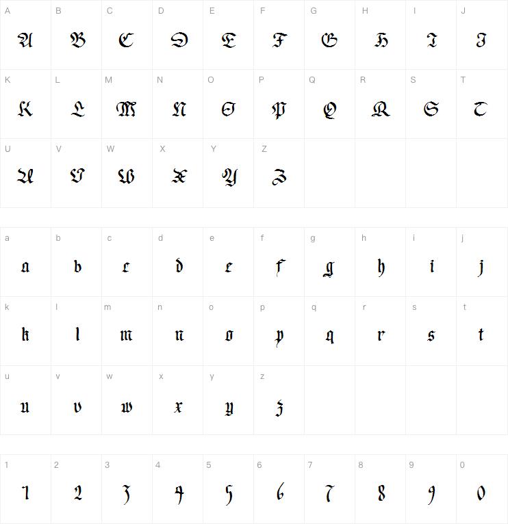 Written Frax字体