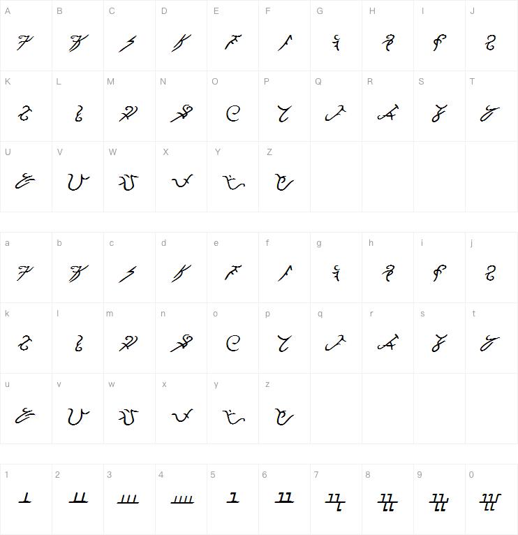 WSP DarkSpeech字体