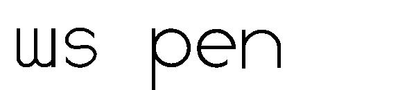 WS Pen字体