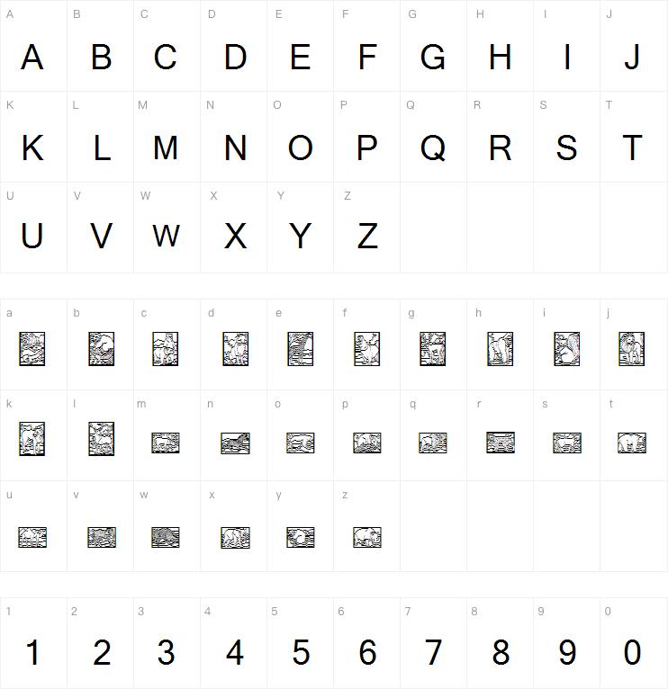 WWAnimalPrints字体