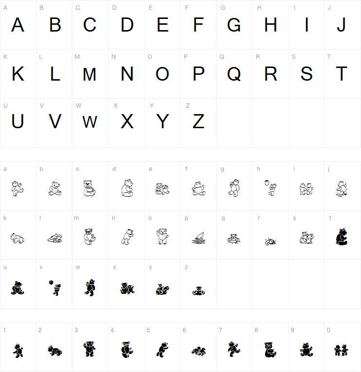 WWBearySpecial字体