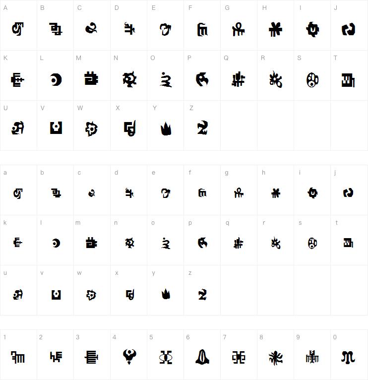 Wyvern's Soul Society字体