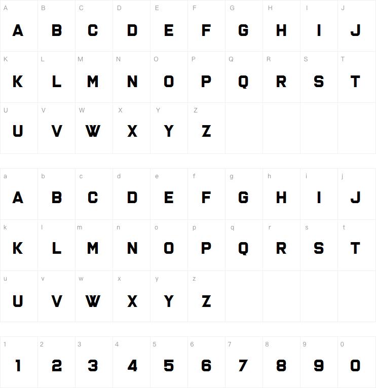 X-Heighting字体