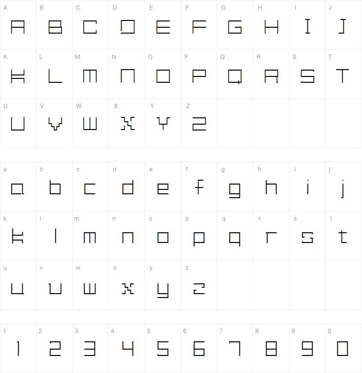 XSquare Lite字体