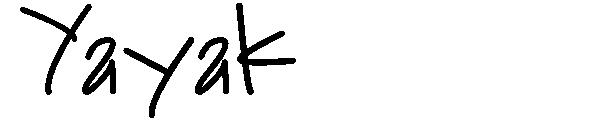 Yayak字体