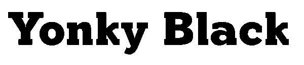 Yonky Black字体