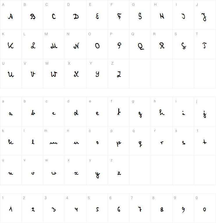 Cryptologist's Handwriting字体