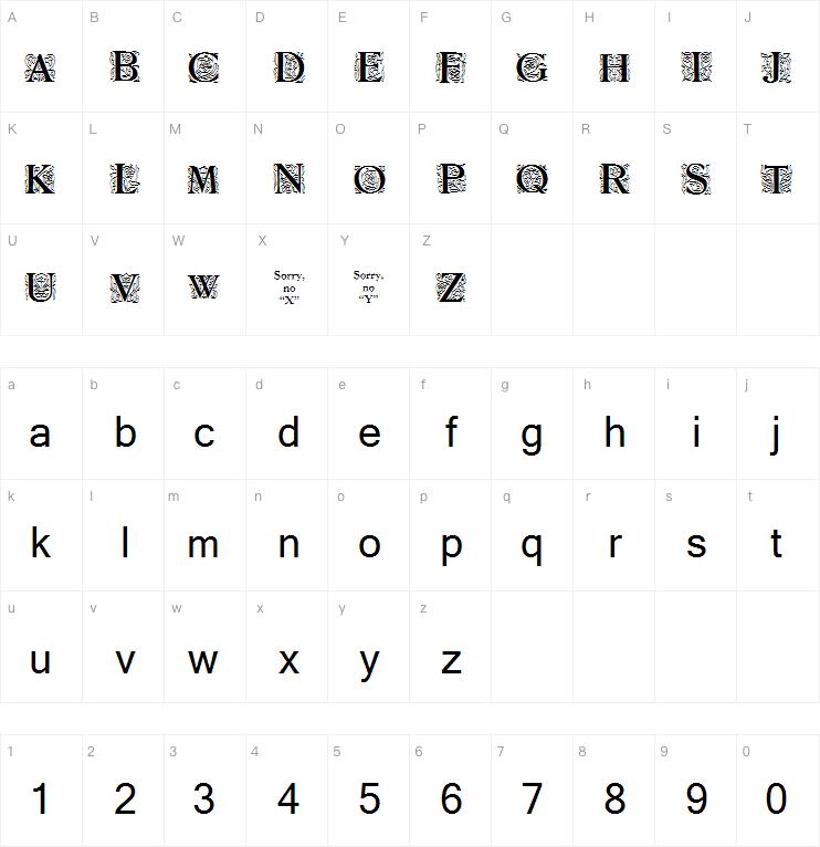 Zallman Caps字体