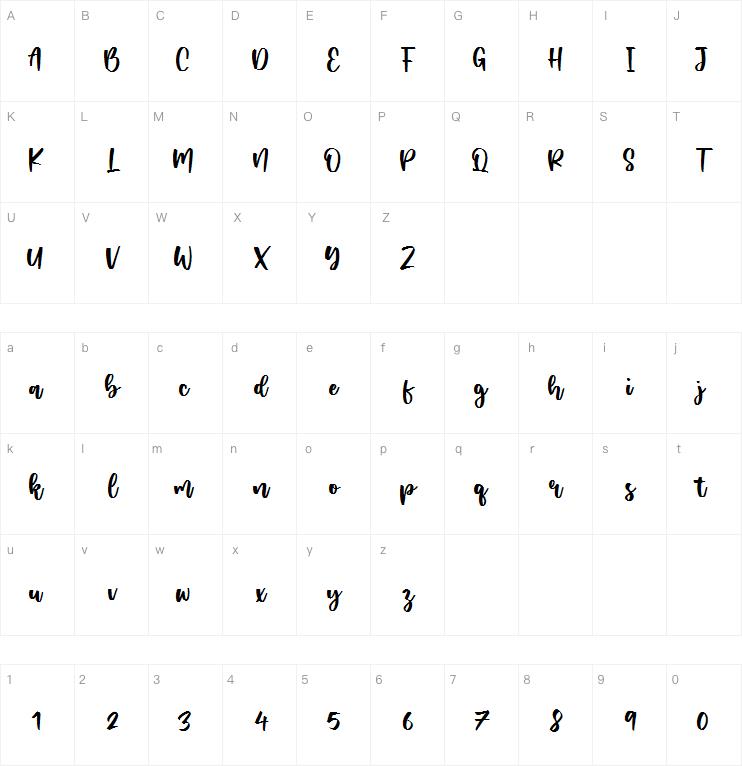 Zambrota字体