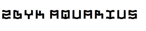 Zdyk Aquarius字体