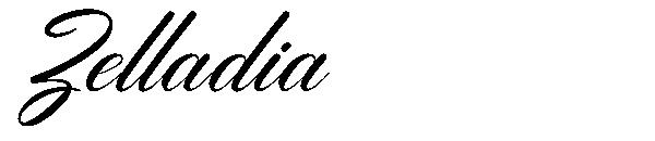 Zelladia字体