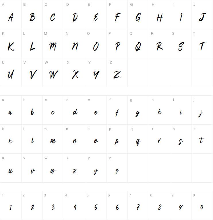 Zettosaid字体