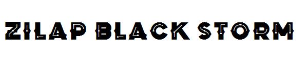 Zilap Black Storm字体