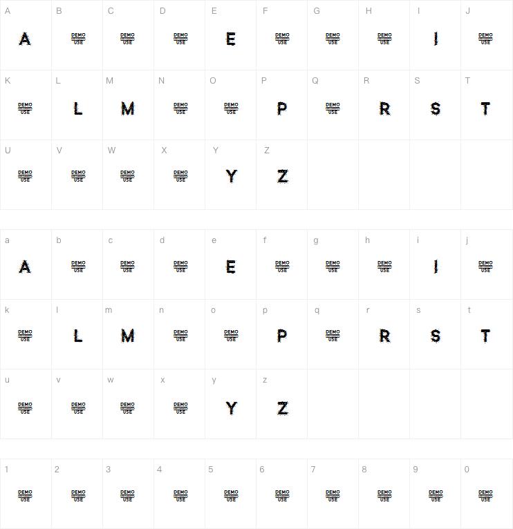 Zilap Mistery字体